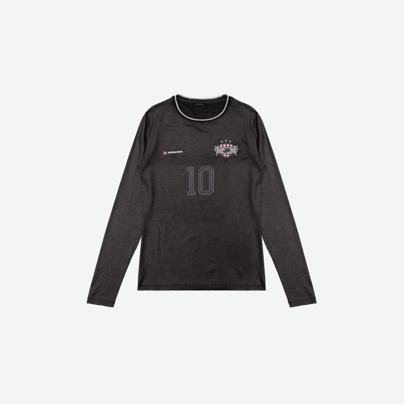 No. 10 Snake‑print Sheer Top
